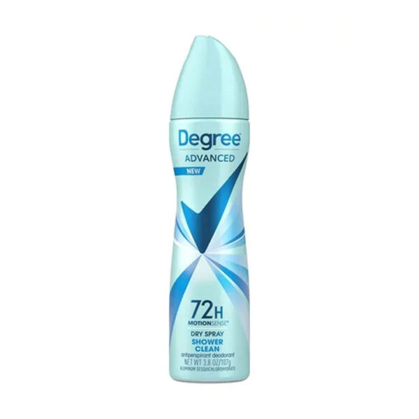 Degree Motion Sense Shower Clean Anti-Perspirant Dry Body Spray